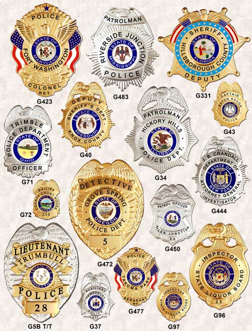 Police Badges Eagle top GA-REL page 4 GAREL