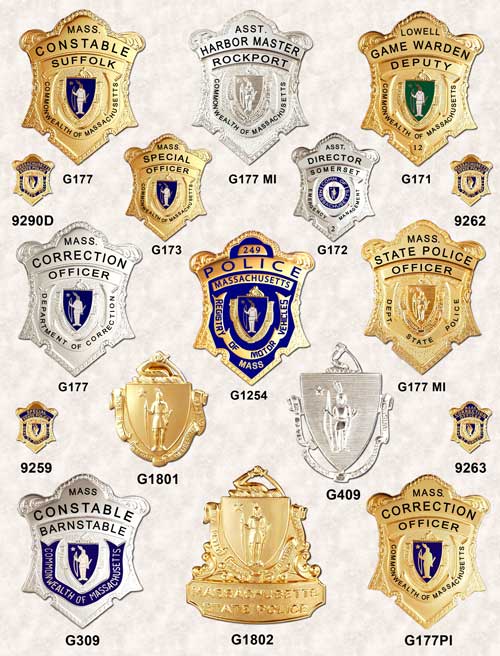 police Badge ga-rel Shields garel