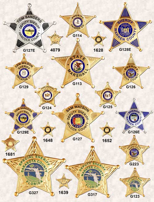 GA-REL 5 point Star Badges Page 1 GAREL