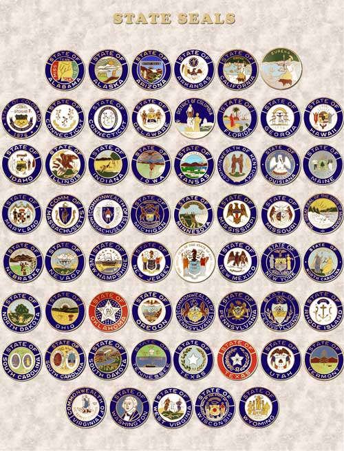 GA-REL State Seals GAREL